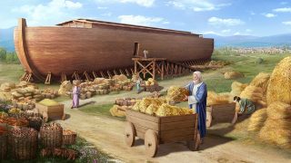 God Intends to Destroy the World With a Flood, Instructs Noah to Build an Ark