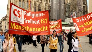 Silent March in Austria Appeals for 100 Million Persecuted Christians Worldwide