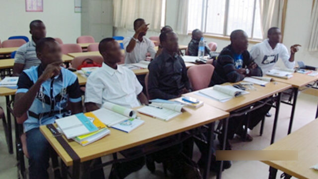 African students studying in China