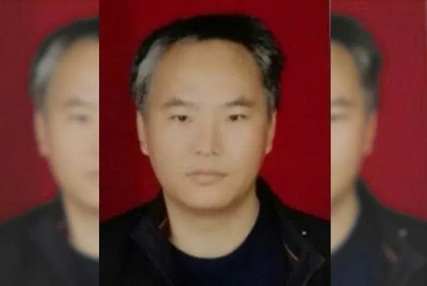 Chinese dissident Zhang Haitao, now jailed in Xinjiang, is shown in an undated photo