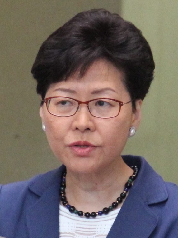 Hong Kong’s top leader, Carrie Lam