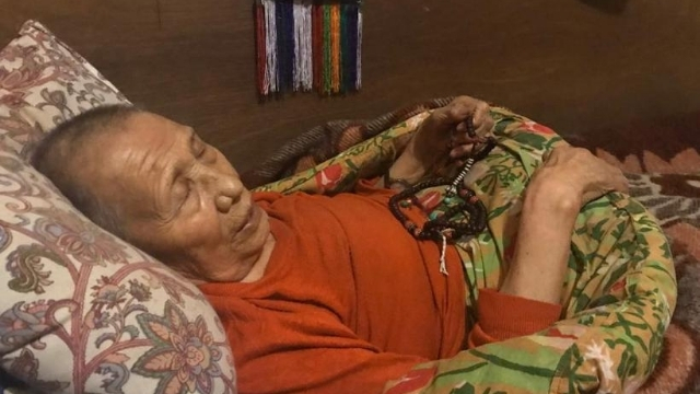 Ama Adhe on her deathbed